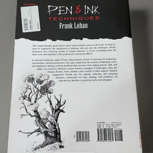 Pen and Ink Techniques by Frank Lohan (2021, Paperback) Brand New Drawing /Art - Picture 2 of 6